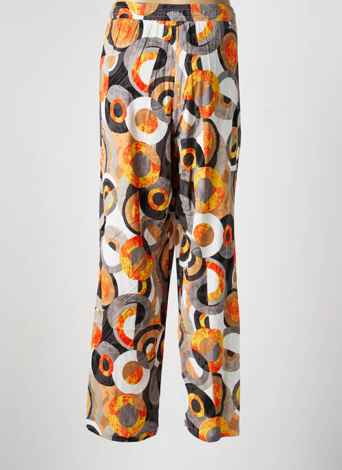 Pantalon drept țesătură crep mărime normală portocaliu FRANCE RIVOIRE femme