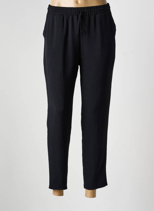 Pantalon 7/8 talie elastică mărime normală negru LOURDES CASTILLO femme