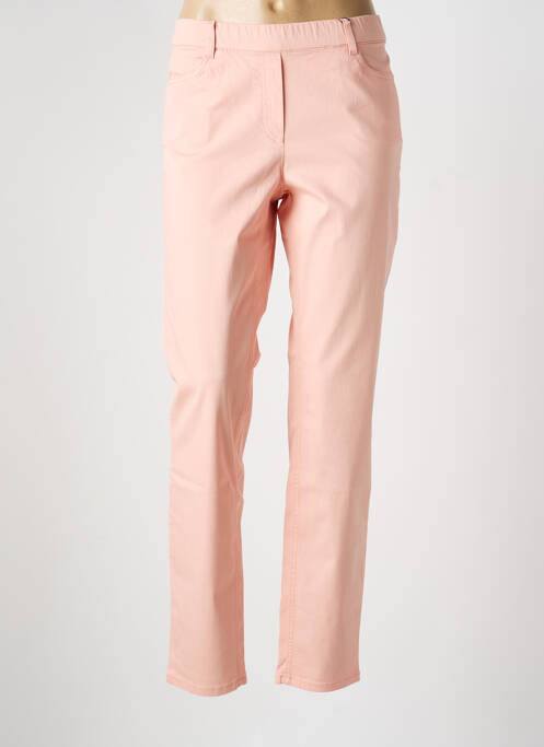 Pantalon slim talie elastică mărime normală roz STARK femme