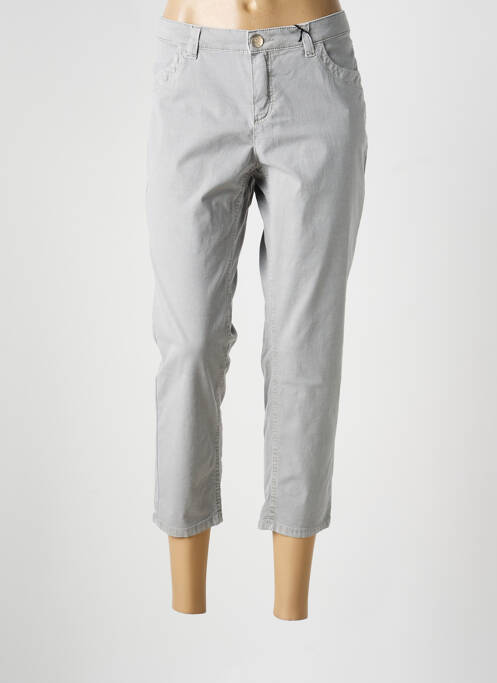 Pantalon trei sferturi talie joasă talie joasă gri STARK femme