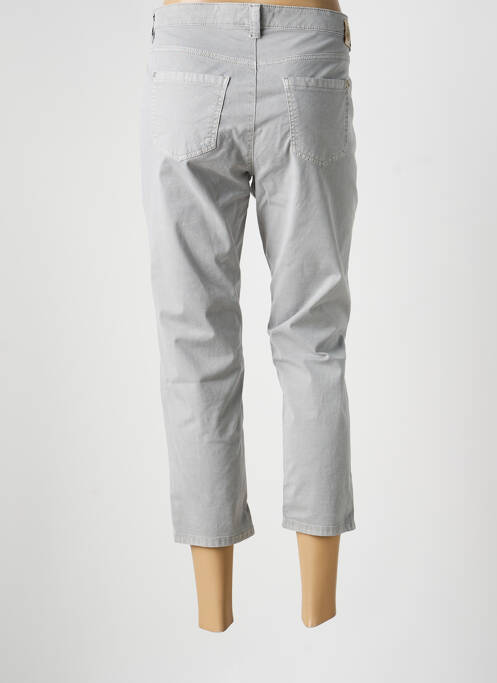 Pantalon trei sferturi talie joasă talie joasă gri STARK femme