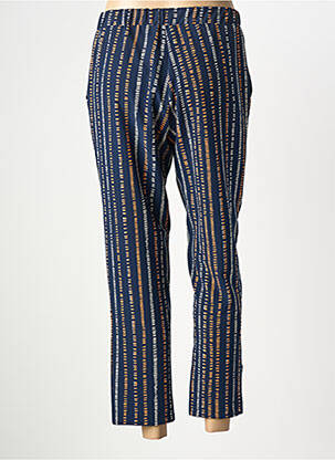 Pantalon 7/8 elasticitate mărime normală albastru FRANCE RIVOIRE femeie