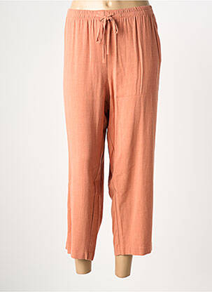Pantalon 7/8 țesătură poplin mărime normală roz TELMAIL femeie