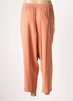 Pantalon 7/8 țesătură poplin mărime normală roz TELMAIL femeie