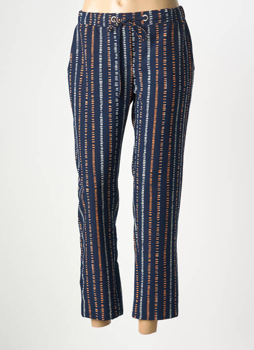 Pantalon 7/8 elasticitate mărime normală albastru FRANCE RIVOIRE femme
