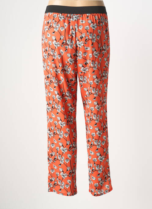 Pantalon slim talie elastică mărime normală portocaliu TELMAIL femme