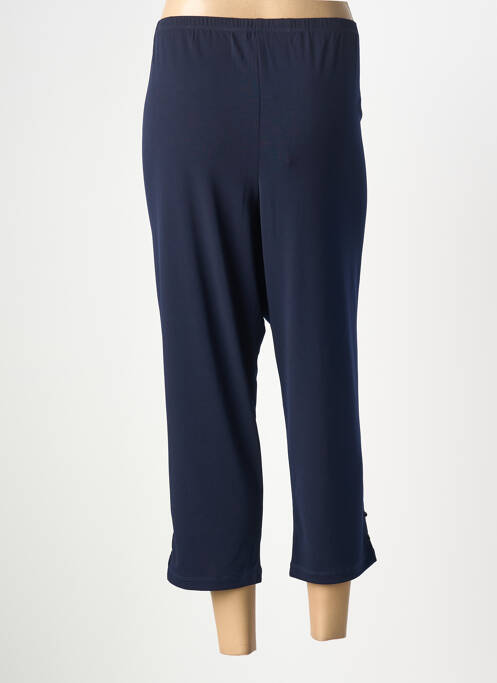 Pantalon trei sferturi elasticitate mărime normală albastru TELMAIL femme