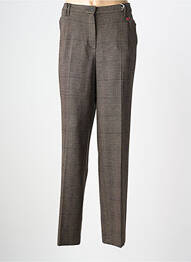 Pantalon drept elasticitate mărime normală maro TONI femme