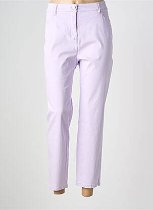 Pantalon 7/8 elasticitate mărime normală violet TONI femeie