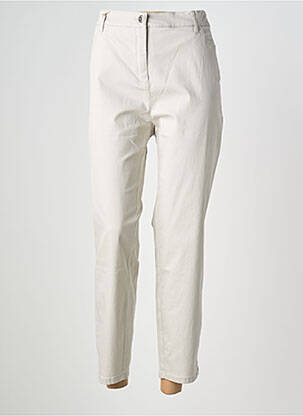 Pantalon 7/8 elasticitate mărime normală bej TONI femeie