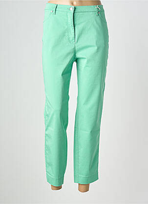 Pantalon 7/8 elasticitate mărime normală verde TONI femeie