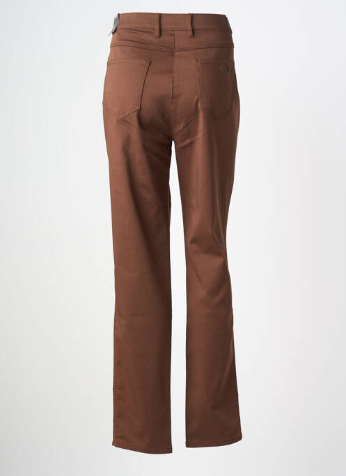 Pantalon drept elasticitate mărime normală maro TONI femme