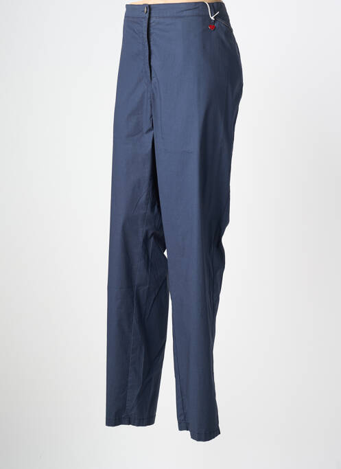 Pantalon drept elasticitate mărime normală albastru TONI femme