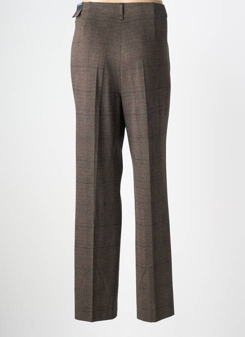 Pantalon drept elasticitate mărime normală maro TONI femme