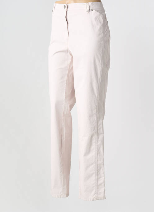 Pantalon drept elasticitate mărime normală bej TONI femme
