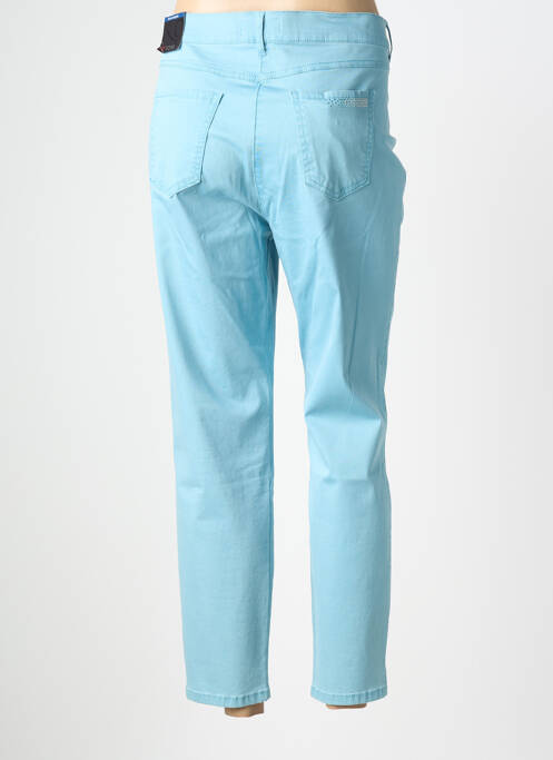 Pantalon 7/8 elasticitate mărime normală albastru TONI femme