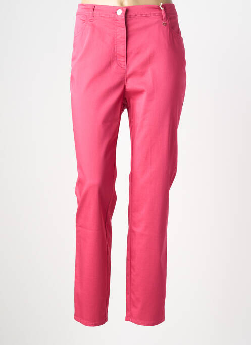 Pantalon 7/8 elasticitate mărime normală roz deschis TONI femme