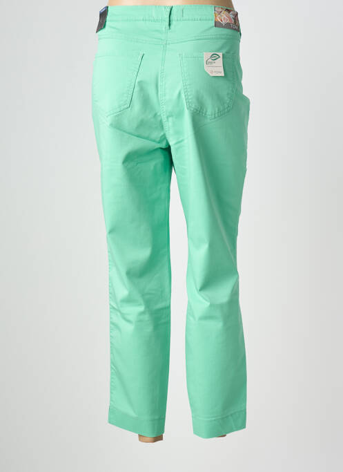 Pantalon 7/8 elasticitate mărime normală verde TONI femme