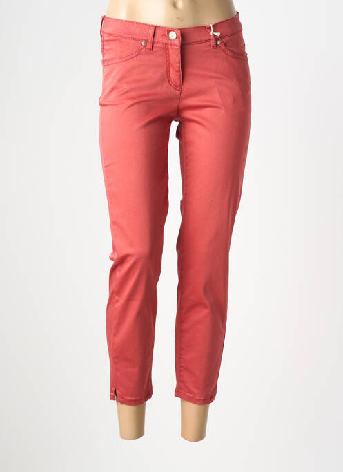Pantalon 7/8 elasticitate mărime normală portocaliu TONI femme