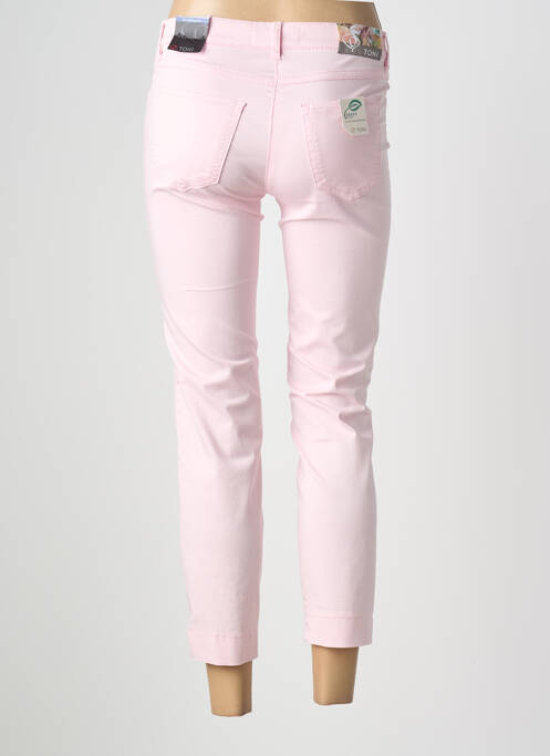 Pantalon 7/8 elasticitate mărime normală roz TONI femme