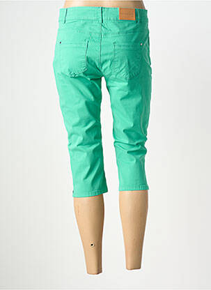 Pantalon trei sferturi buzunare verde deschis C'EST BEAU LA VIE femeie