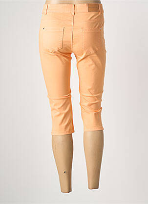 Pantalon trei sferturi buzunare portocalie C'EST BEAU LA VIE femeie