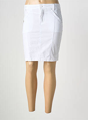 Fustă scurtă buzunare alb TELMAIL femeie