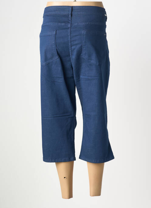 Pantalon trei sferturi croială dreaptă albastru DIANE LAURY femme
