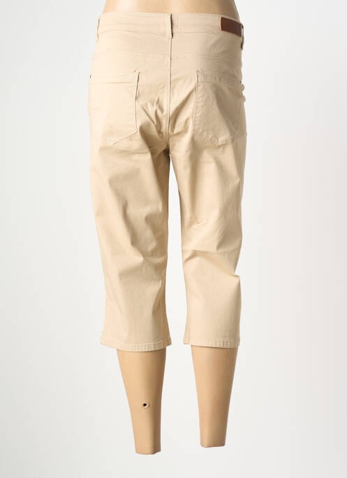 Pantalon trei sferturi buzunare bej C'EST BEAU LA VIE femme