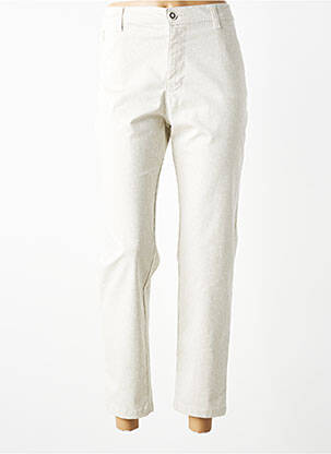 Pantalon 7/8 elasticitate mărime normală bej WALTRON femeie