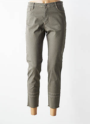 Pantalon 7/8 elasticitate mărime normală verde WALTRON femeie