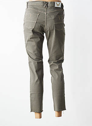 Pantalon 7/8 elasticitate mărime normală verde WALTRON femeie