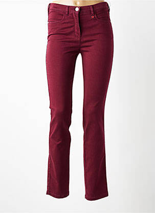 Pantalon slim elasticitate mărime normală violet TONI femeie