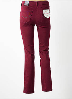 Pantalon slim elasticitate mărime normală violet TONI femeie