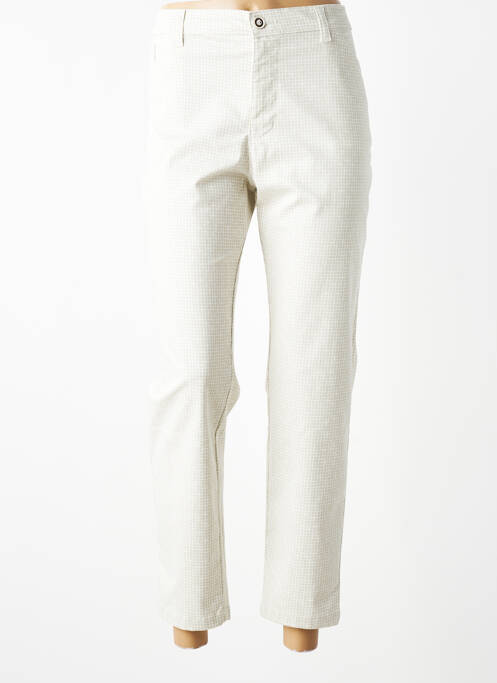 Pantalon 7/8 elasticitate mărime normală bej WALTRON femme