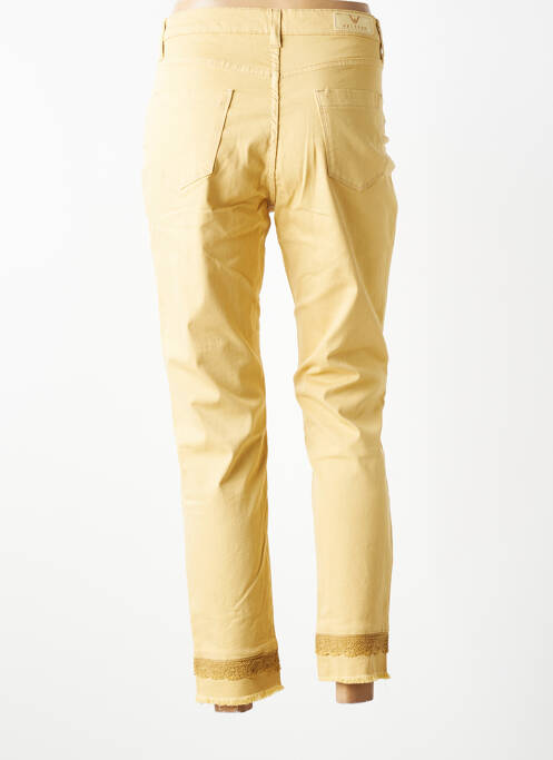 Pantalon 7/8 elasticitate mărime normală bej WALTRON femme
