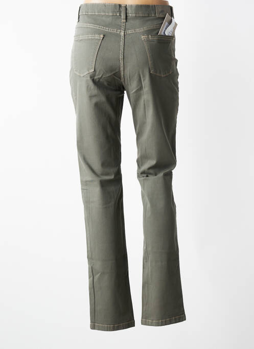 Pantalon drept elasticitate mărime normală verde WALTRON femme