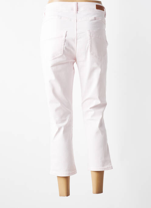 Pantalon trei sferturi croială dreaptă mărime normală roz IMITZ femme