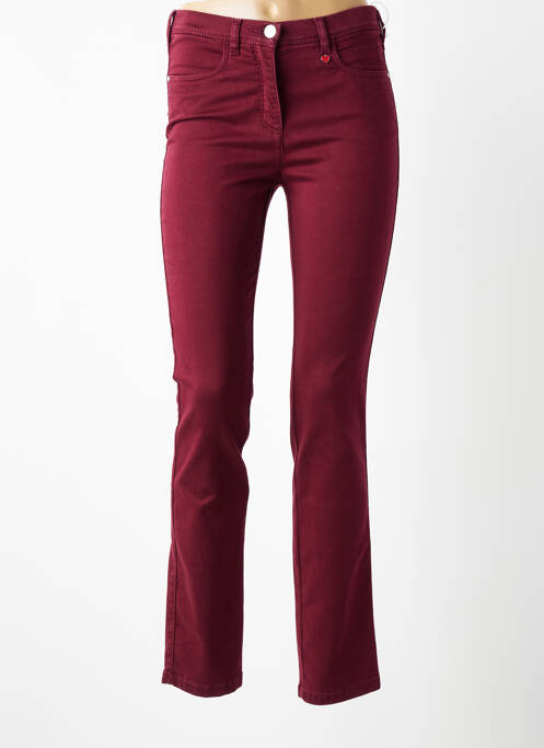 Pantalon slim elasticitate mărime normală violet TONI femme
