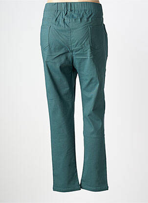 Pantalon slim talie elastică mărime normală verde PLURIELLES femeie