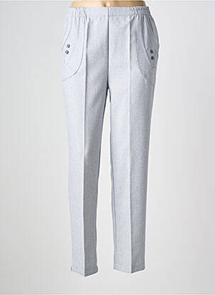 Pantalon slim talie elastică mărime normală gri PLURIELLES femeie