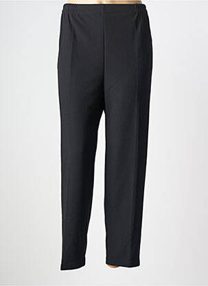 Pantalon slim talie elastică mărime normală negru PLURIELLES femeie