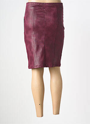 Fustă midi elasticitate violet CHARMING GIRL femeie