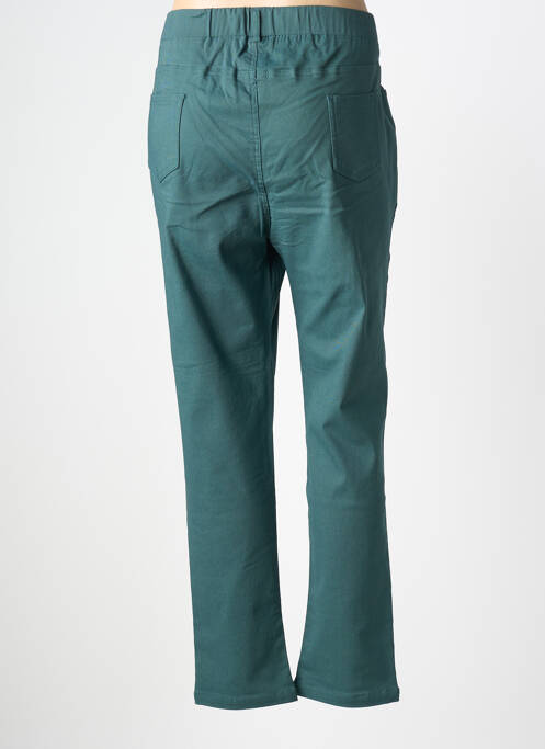 Pantalon slim talie elastică mărime normală verde PLURIELLES femme