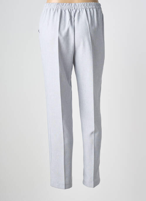 Pantalon slim talie elastică mărime normală gri PLURIELLES femme