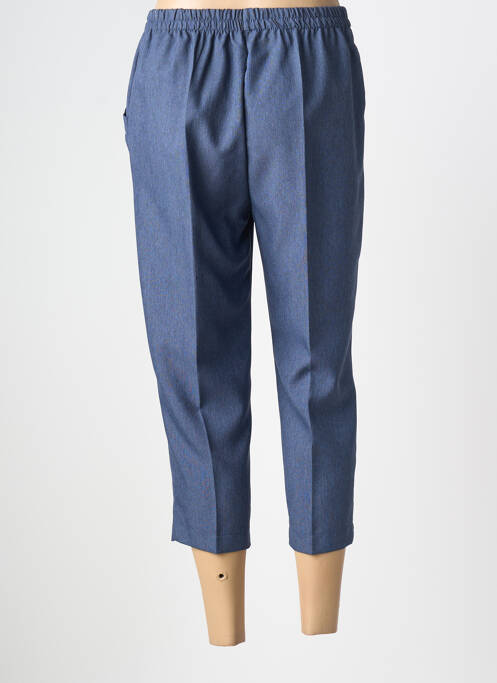 Pantalon trei sferturi elasticitate mărime normală albastru PLURIELLES femme