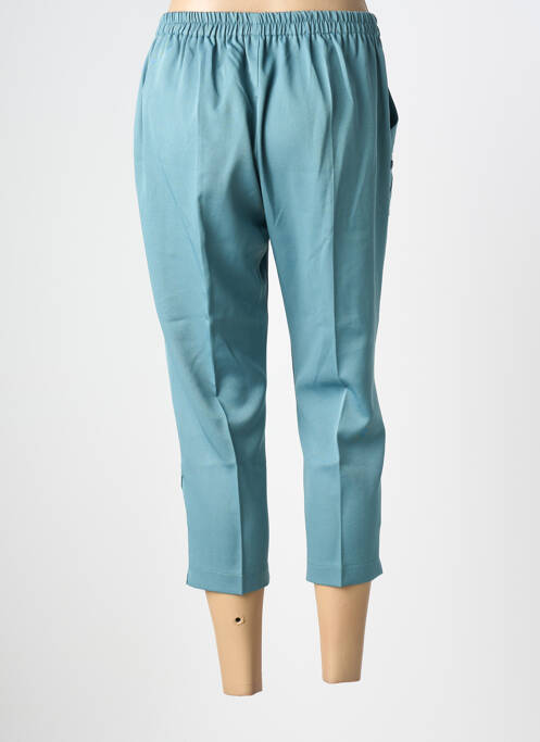 Pantalon trei sferturi elasticitate mărime normală verde PLURIELLES femme