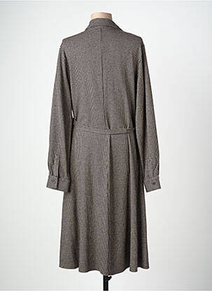 Rochie midi mâneci lungi mâneci lungi maro WEEKEND MAXMARA femeie