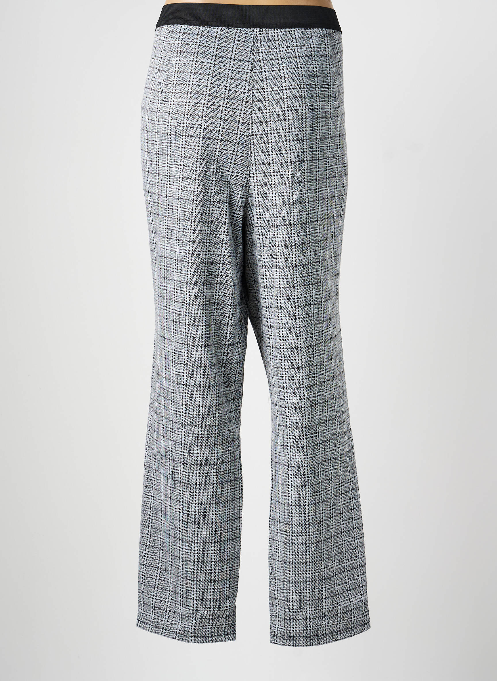 Pantalon drept elasticitate mărime normală gri SHEEGO femeie