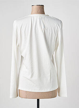 Tricou mâneci lungi mâneci lungi alb JULIE GUERLANDE femeie